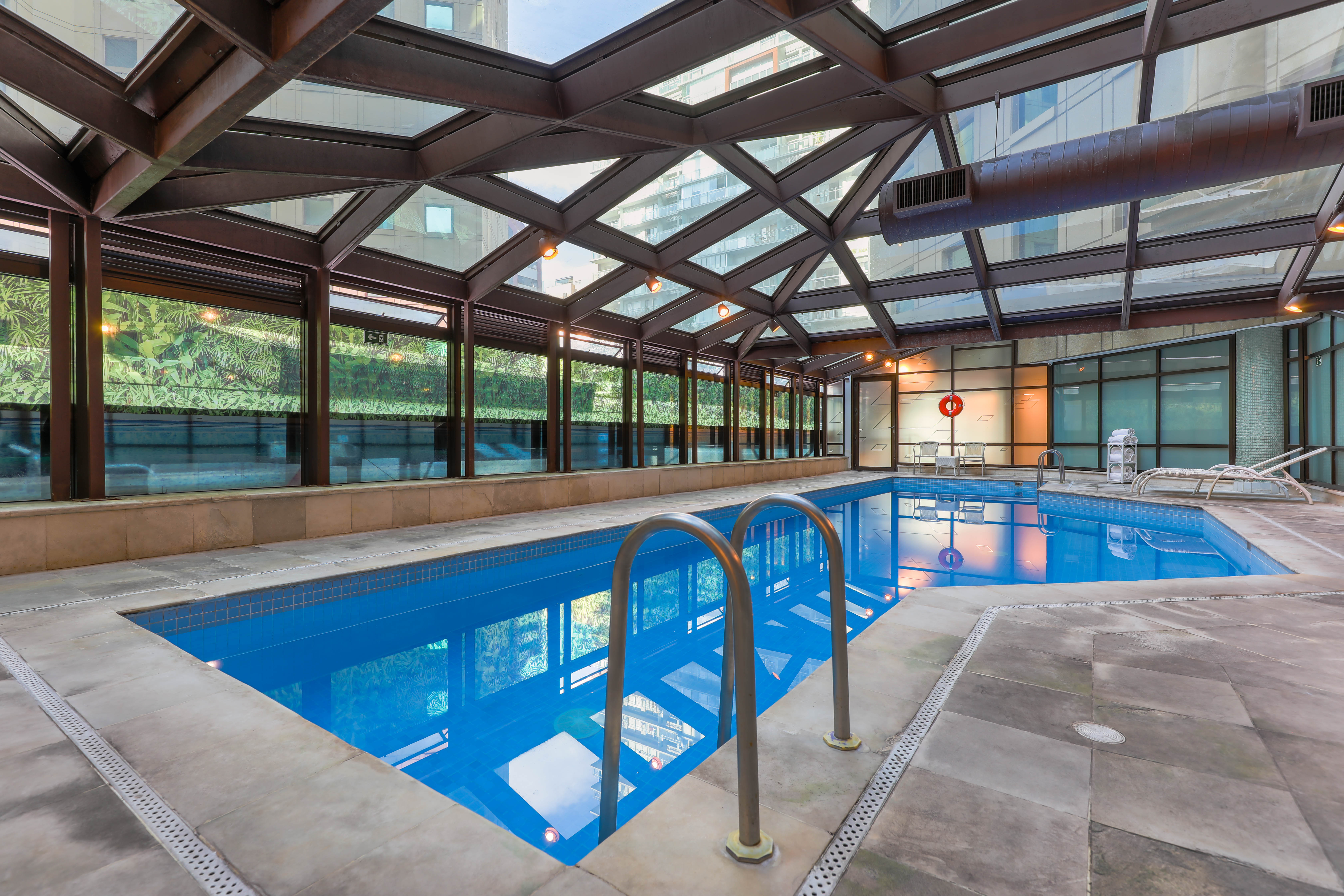 Indoor pool at the Wyndham Sao Paulo Ibirapuera Convention Plaza Hotel in Sao Paulo, Other than US/Canada